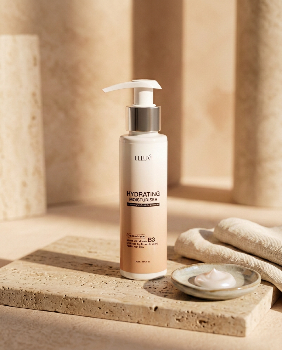 Elluvi morning skincare ritual